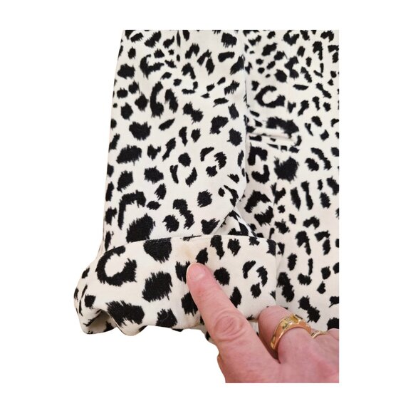 Neiman Marcus Velvet Blazer, Animal Print, Size Medium - Picture 8 of 8